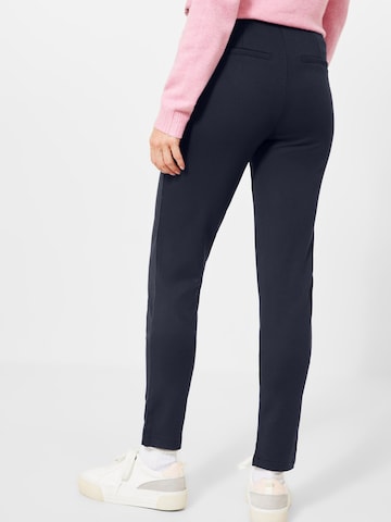 CECIL Slim fit Pants 'Tracey' in Blue