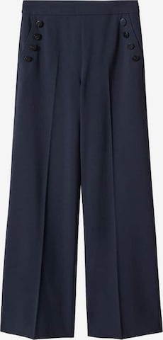 MANGO Pleated Pants 'Annie' in Blue: front