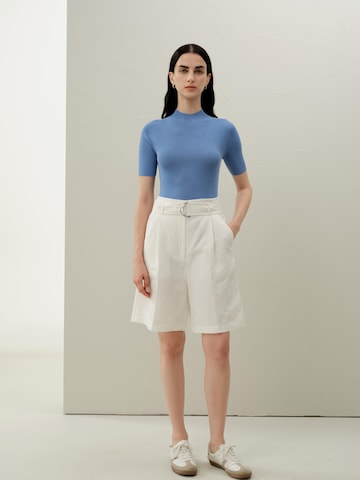 Lilysilk - Camiseta tradicional en azul