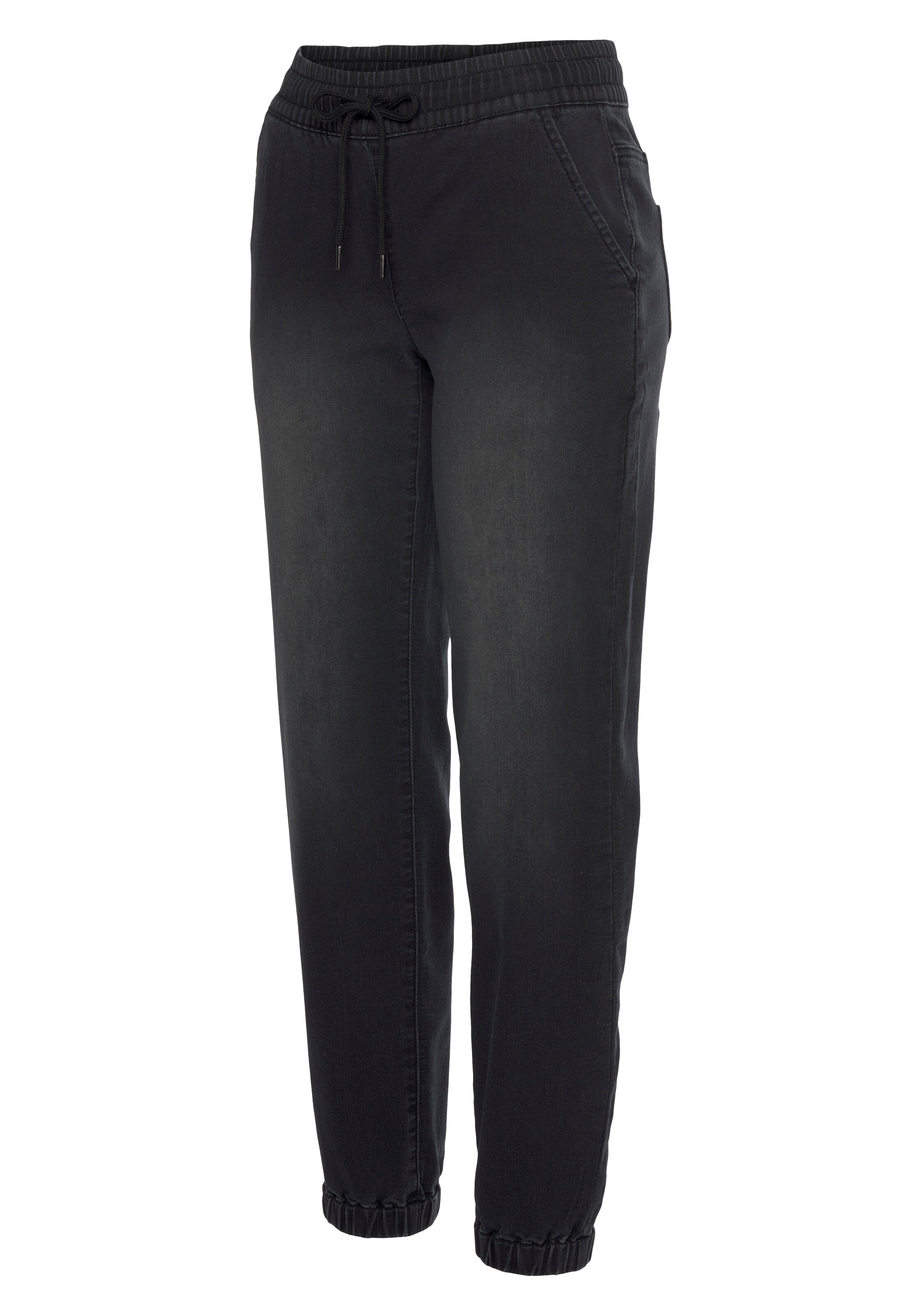 H.I.S Tapered Pants in Black