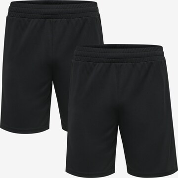 Regular Pantalon de sport 'Topaz' Hummel en noir : devant