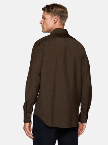 Coupe regular Chemise Boggi Milano en marron