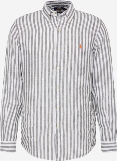Polo Ralph Lauren Overhemd in de kleur Olijfgroen / Oranje / Wit, Productweergave