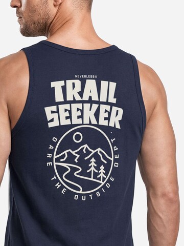 Neverless Shirt 'Trail Seeker'‌ in Blau