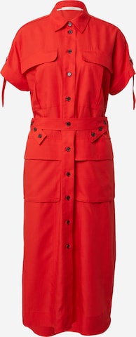 ESPRIT Košilové šaty – červená: přední strana