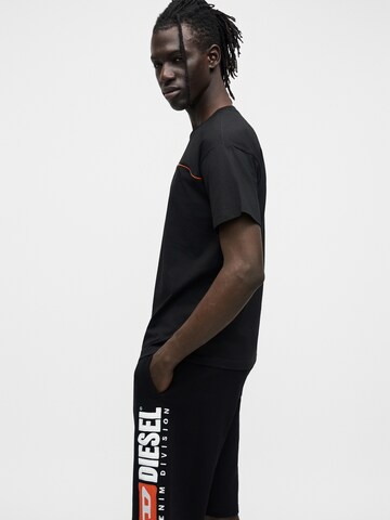 Loosefit Pantalon DIESEL en noir