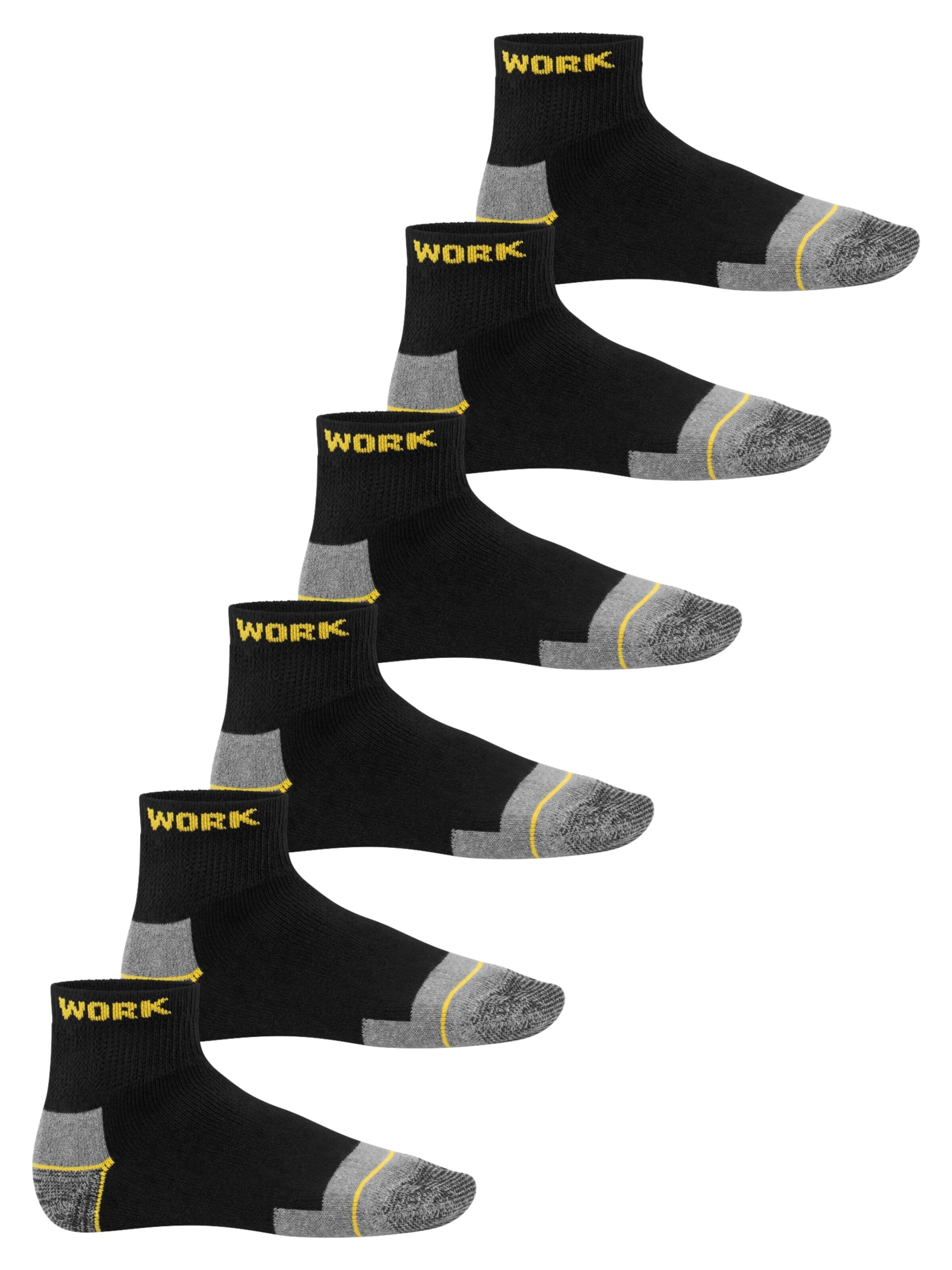 MT Ankle Socks 'Workwear' in Black: front