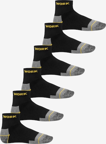 MT Ankle Socks 'Workwear' in Black: front