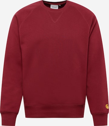 Sweat-shirt 'Chase' Carhartt WIP en rouge : devant