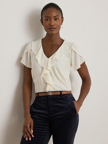 Camicia da donna 'BADAYN' di Lauren Ralph Lauren in beige: frontale