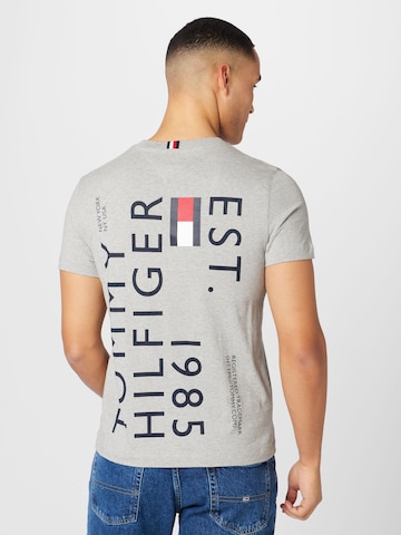 TOMMY HILFIGER - Camisa em cinzento