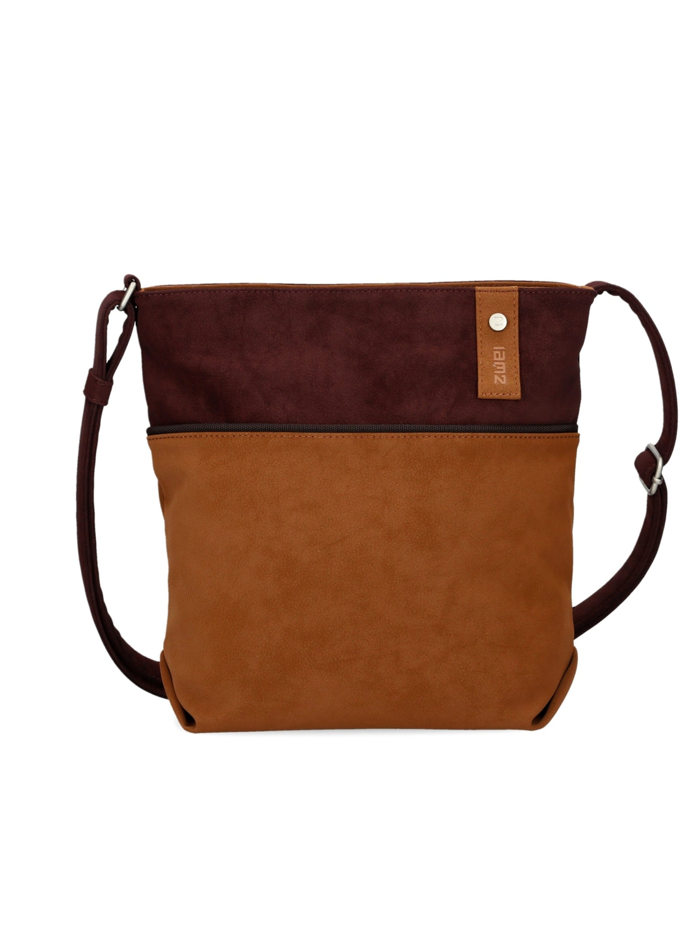 ZWEI Handbag 'JANA J10' in Brown