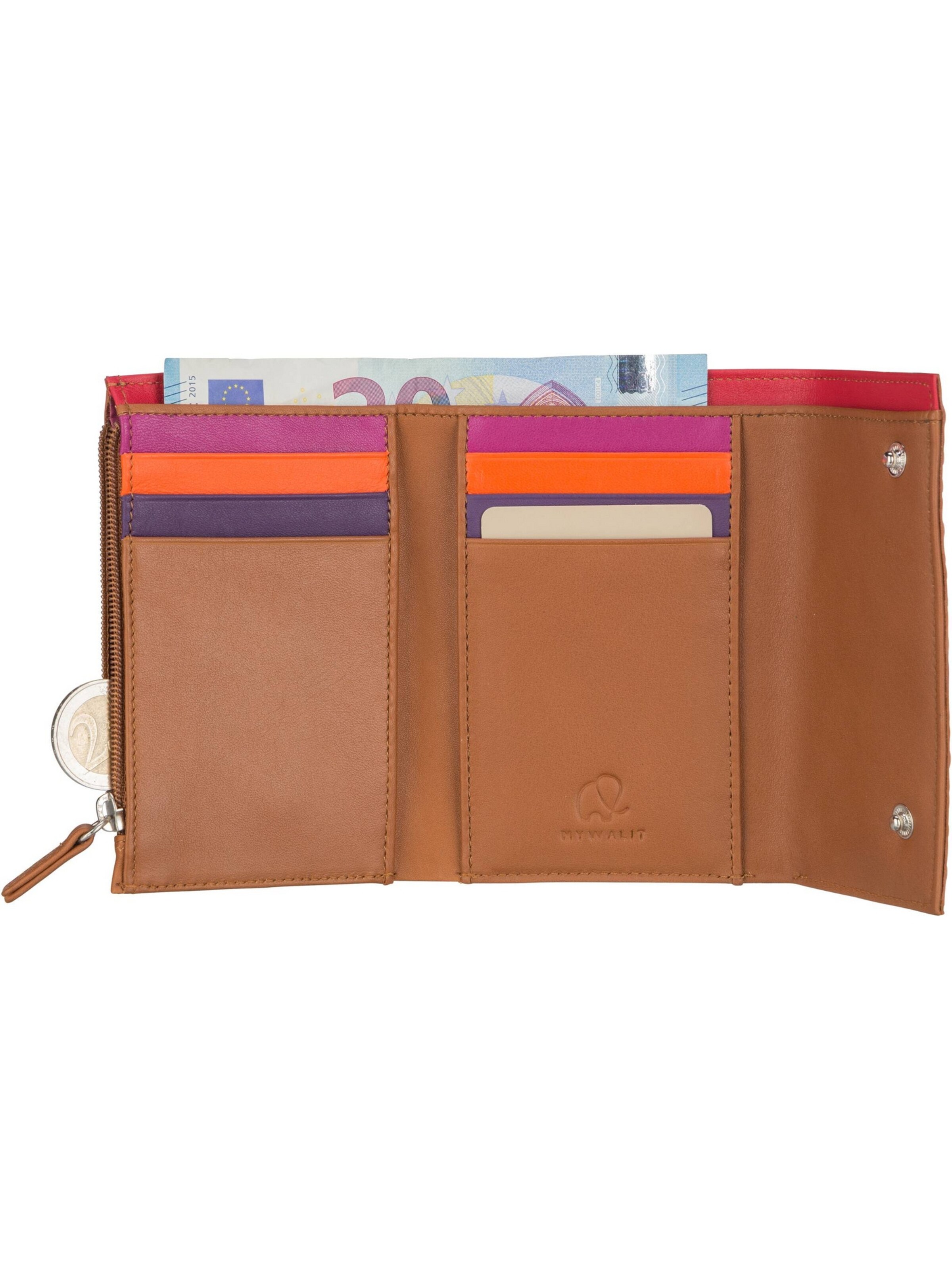 mywalit Geldbörse in Braun