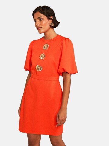 love & roses Dress in Orange: front