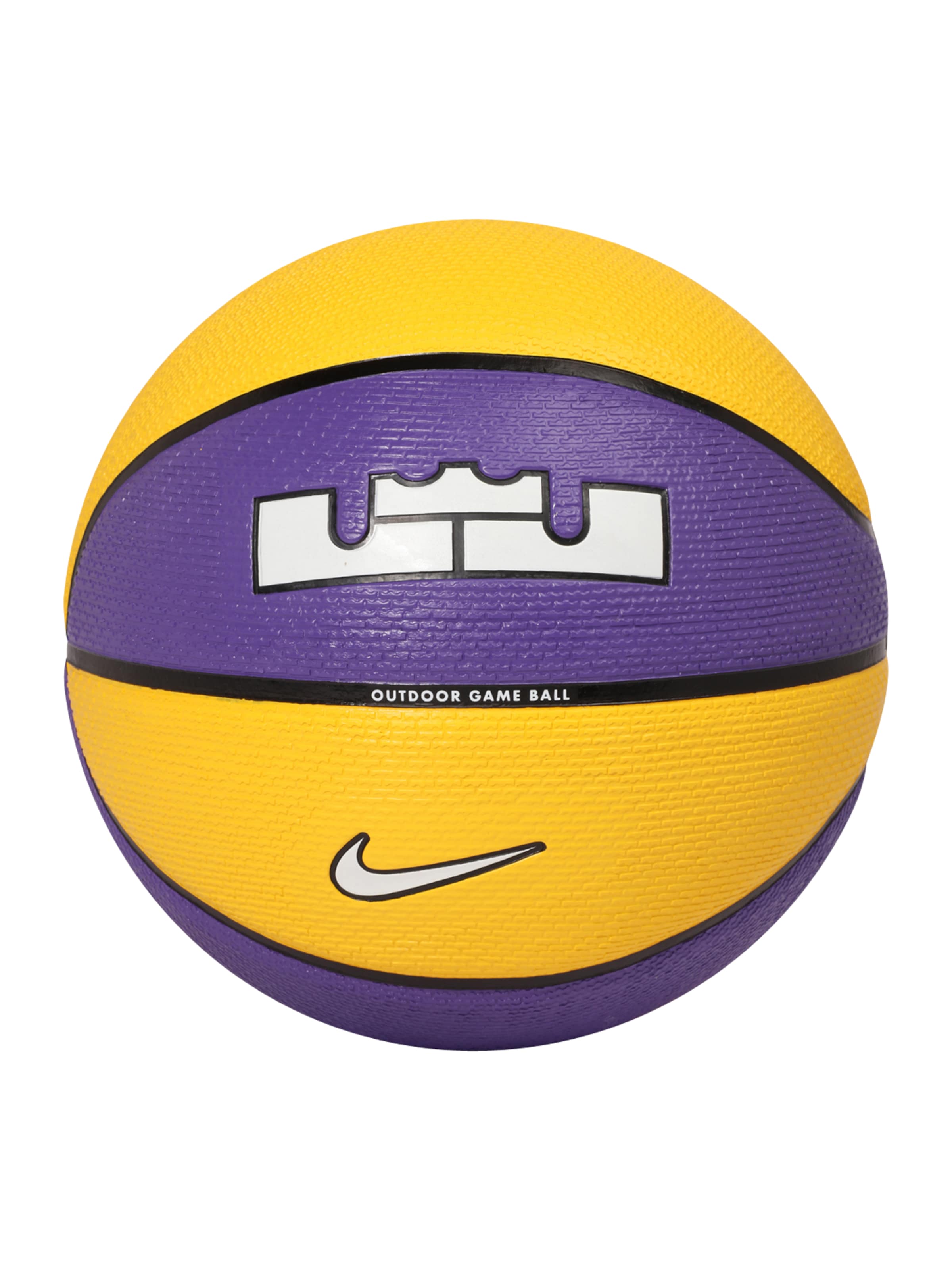 NIKE Ball 'Playground 8P L James Deflated' in Lila: Vorderseite