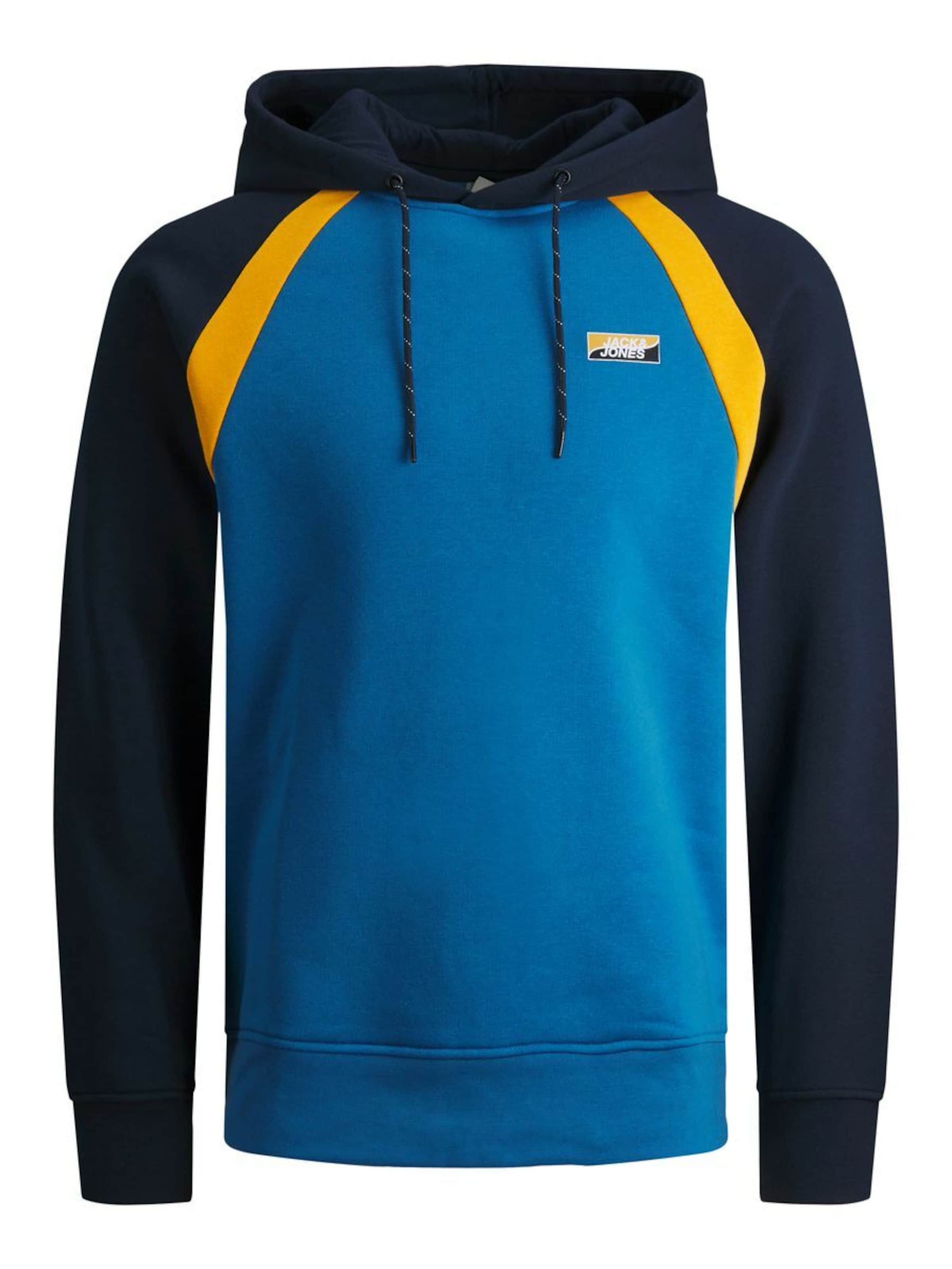 JACK & JONES Mikina – modrá: přední strana