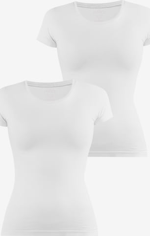 Janice T-Shirt ' Nysa ' in Weiß: Vorderseite