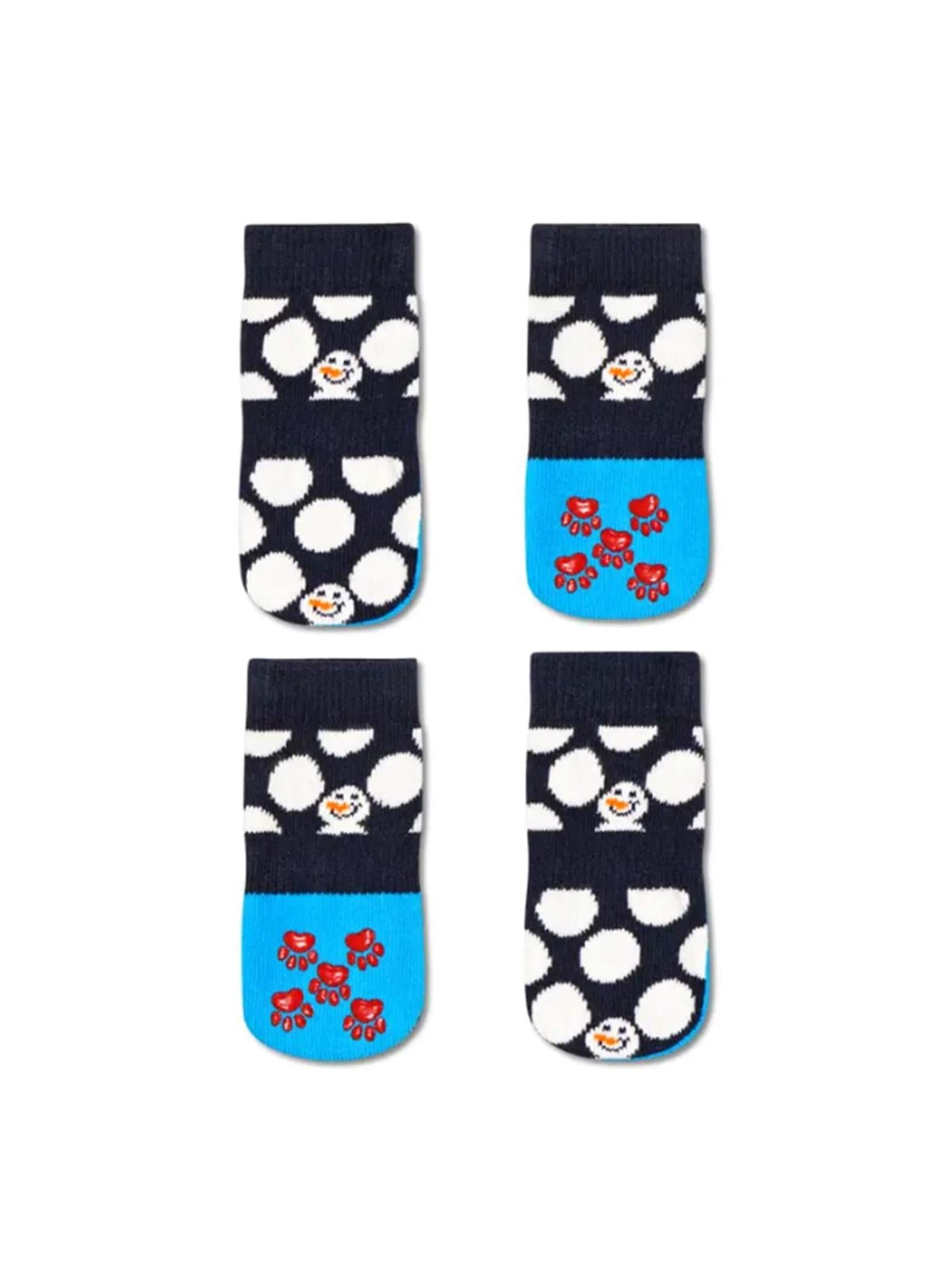 Happy Socks Skarpety '1-Pack Big Dot Snow Man Dog Sock 6500 Multicoloured' w rozmiarze 41-46 w kolorze mieszane kolorym, Podgląd produktu