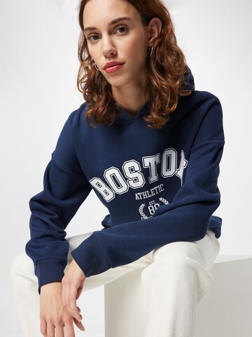 River Island Sweatshirt 'BOSTON' in Blue