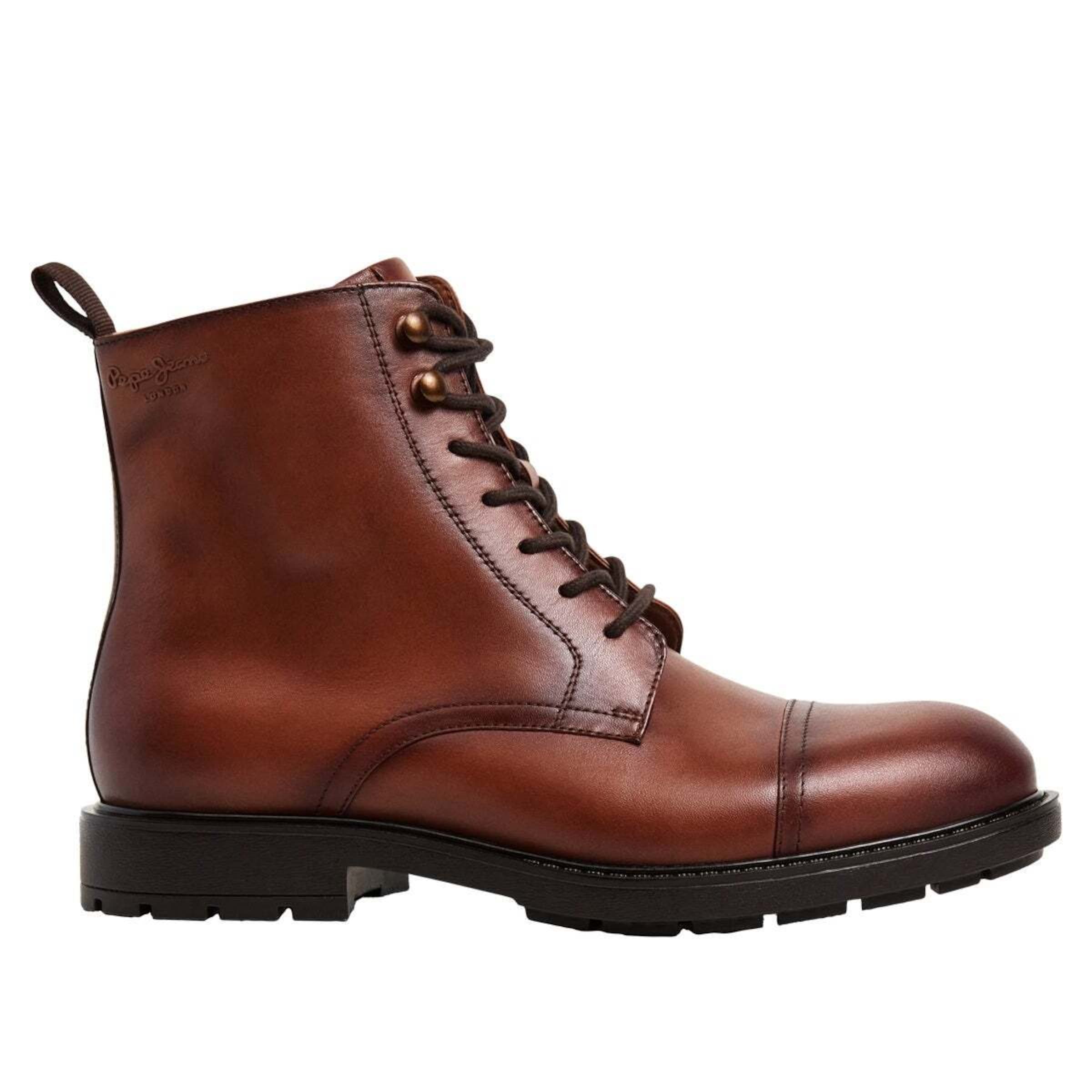 Pepe Jeans - Botas con cordones 'Hunters Land' en marrón