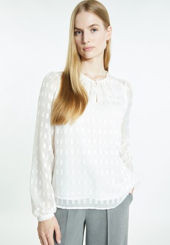 DreiMaster Klassik Blouse 'Casnagie' in White: front