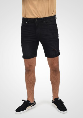 !Solid Regular Jeansshorts in Blau: predná strana