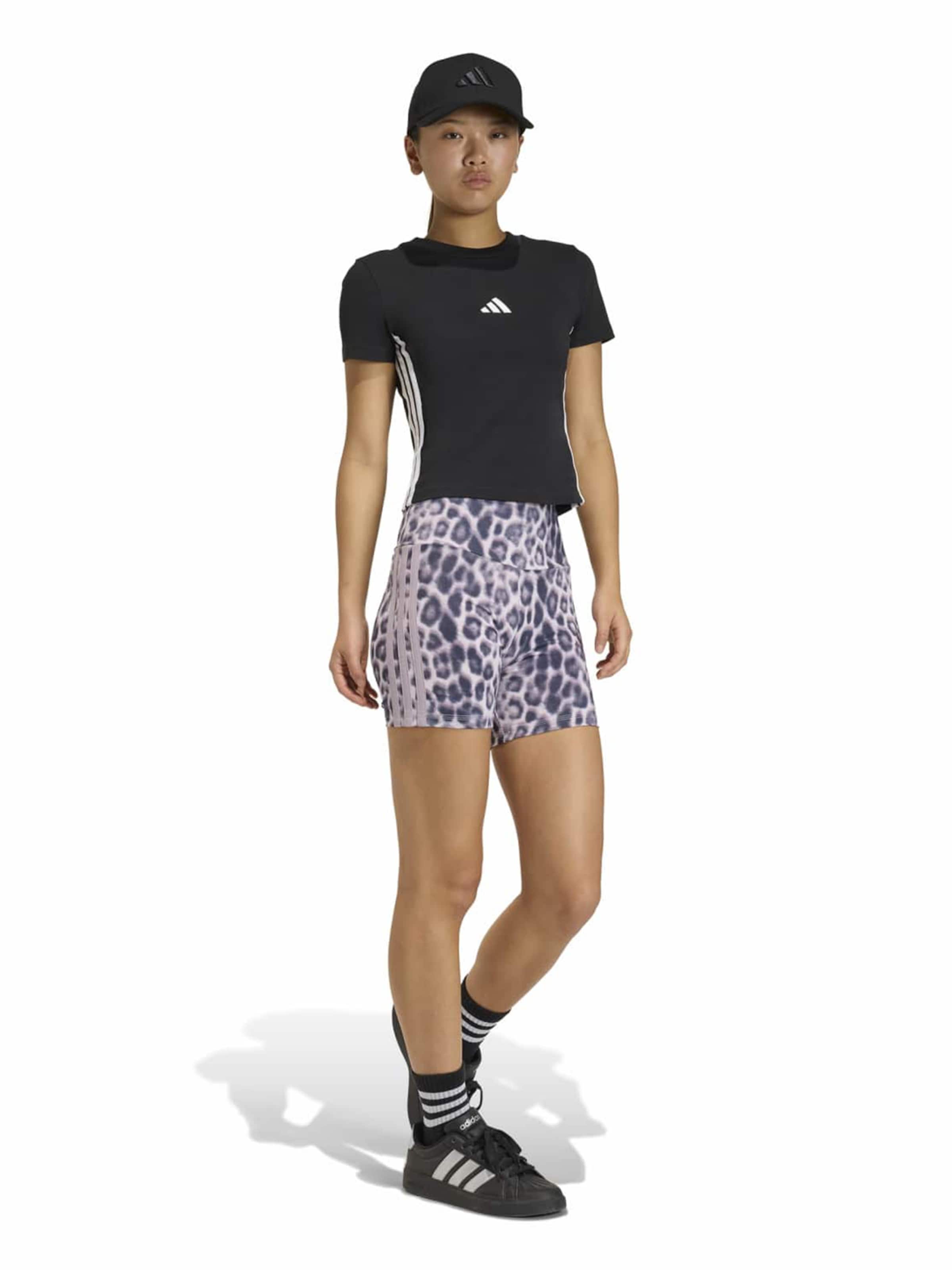 ADIDAS SPORTSWEAR Skinny Spodnie sportowe 'Seasonal Essentials' w kolorze fioletowy