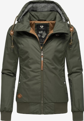 Veste fonctionnelle 'Jotty' Ragwear en vert : devant