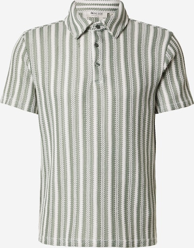 INDICODE JEANS Pulover 'Carnitin' v velikosti M | smaragd / off-bela barva, Prikaz izdelka