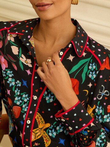love & roses Bluse in Schwarz