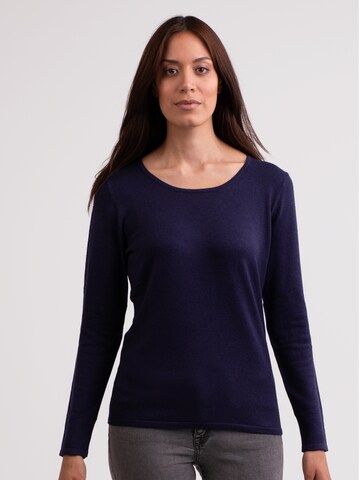 Pullover di CASH-MERE.CH in blu: frontale