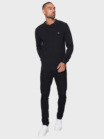 Threadbare Pullover 'Caesar' in Schwarz