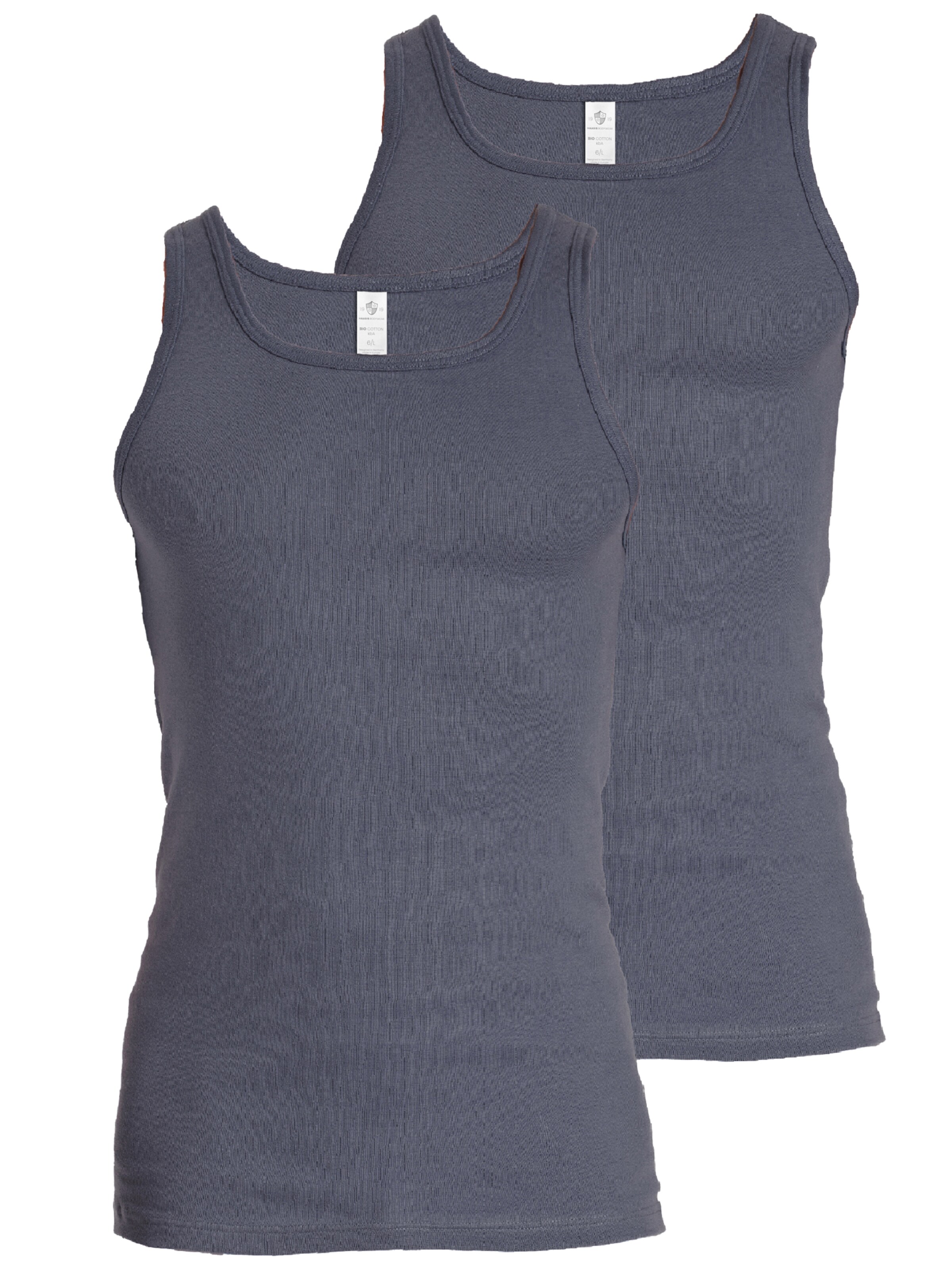 Haasis Bodywear Undershirt in Grey: front
