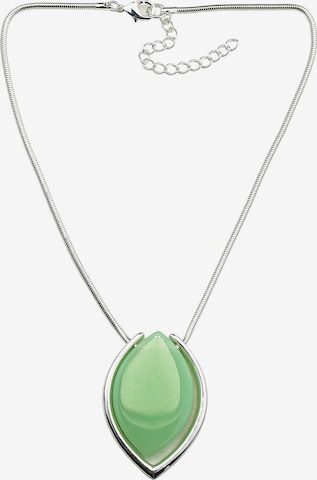 COLLEZIONE ALESSANDRO Necklace 'Celeste' in Green: front