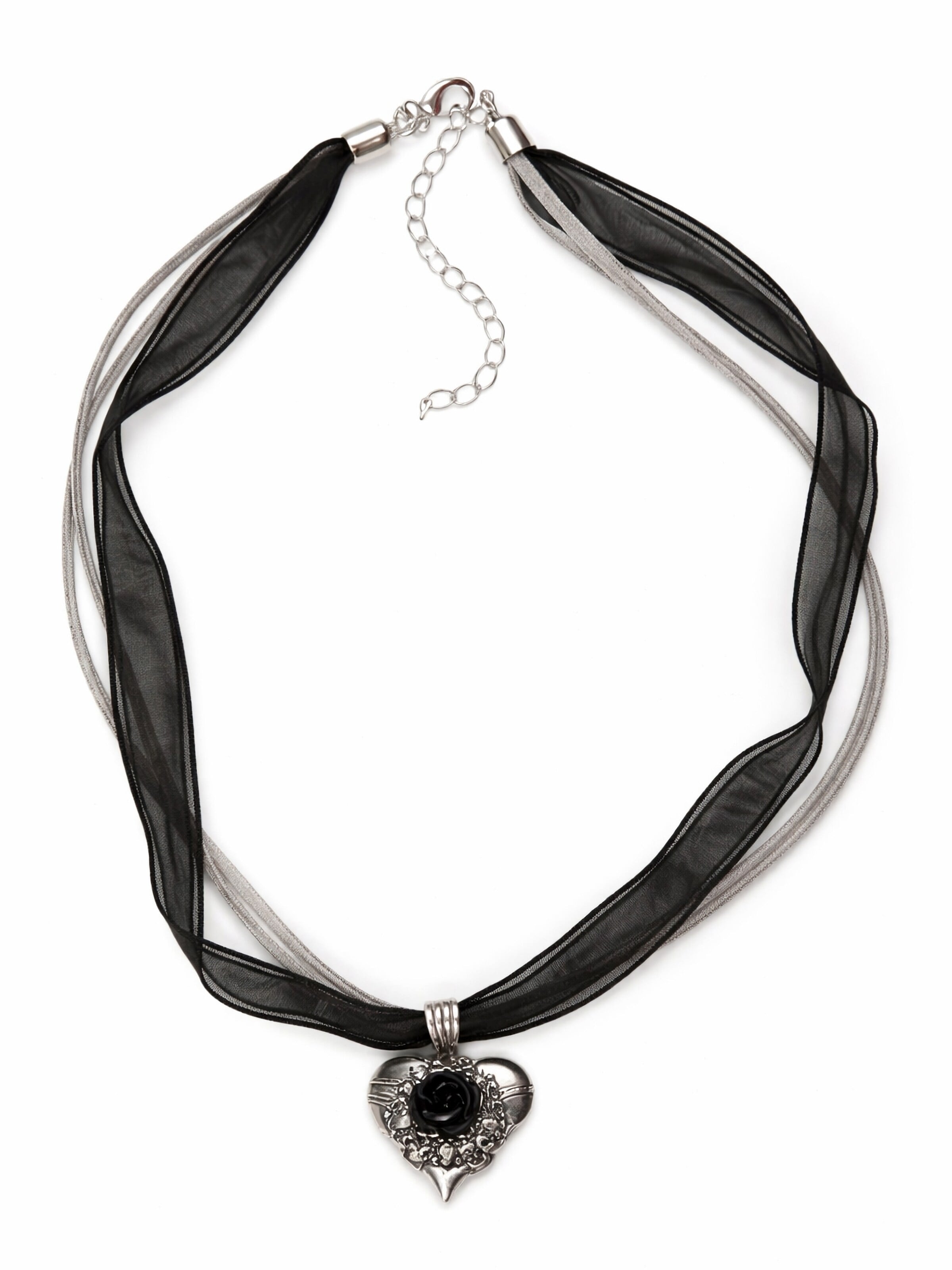 Allgäu Rebell Necklace 'Gerda' in Black: front