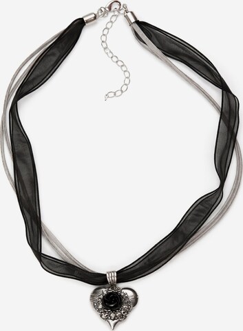 Allgäu Rebell Necklace 'Gerda' in Black: front
