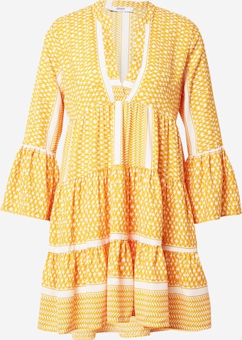 Robe 'ATHENA' ONLY en jaune : devant