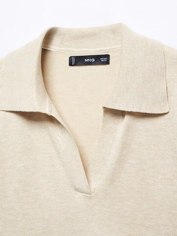 MANGO Pullover 'VERT' in Beige