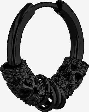 Akzent Earrings 'Malbec, langlebig' in Black: front