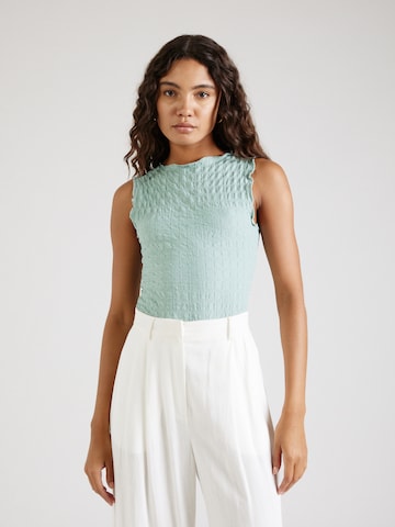 TOPSHOP - Top en verde: frente