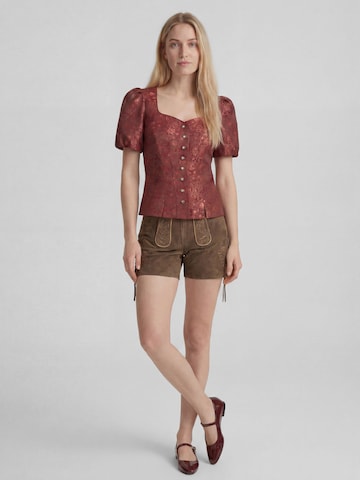Blouse folklorique 'Kedri' SPIETH & WENSKY en rouge