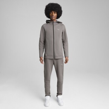 PUMA Sports sweat jacket 'Evostripe' in Grey