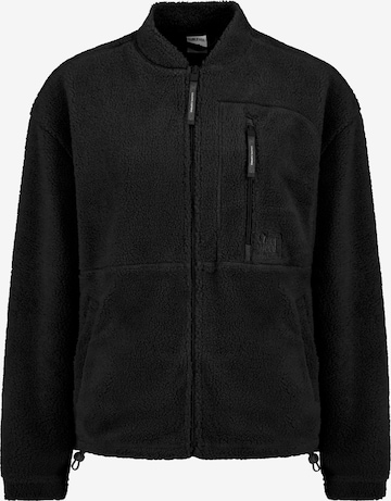Sublevel Fleece jas in Zwart: voorkant