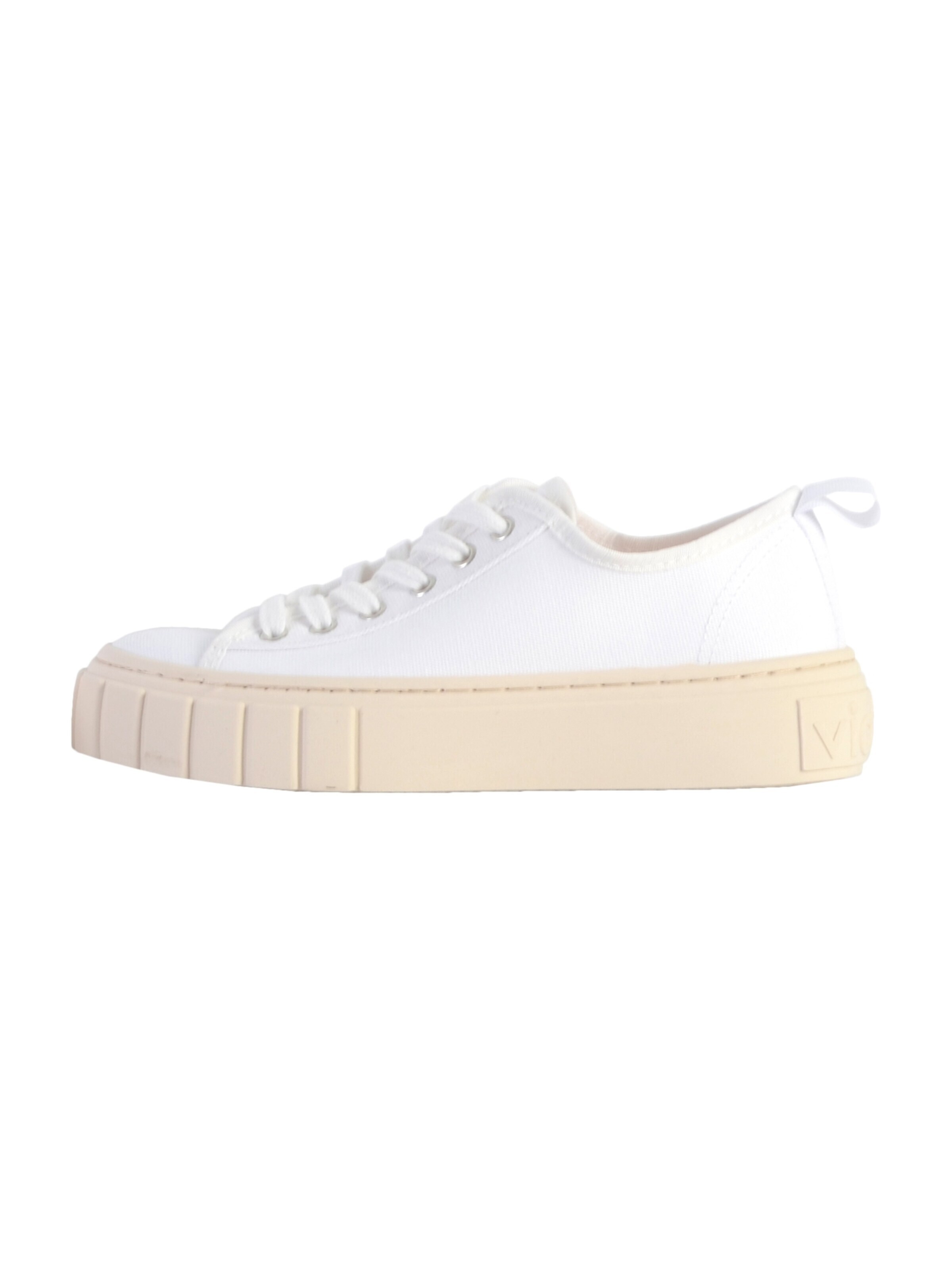 Chaussure de sport à lacets victoria en blanc : devant