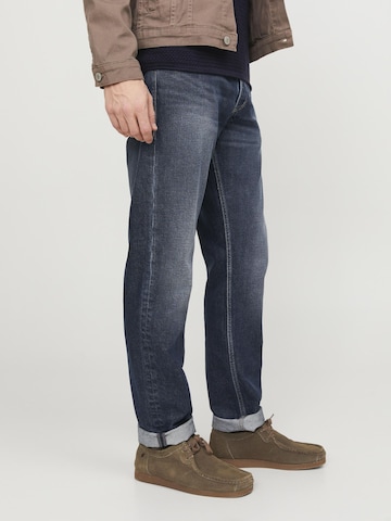 JACK & JONES Tapered Jeans 'Mike Cole' in Blau