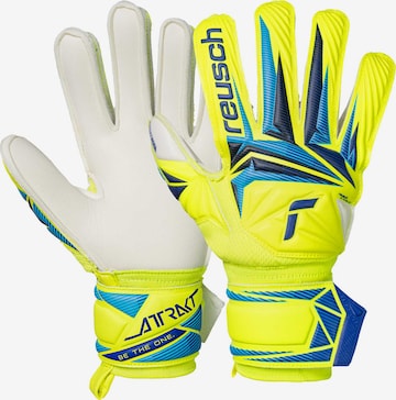 REUSCH Torwarthandschuhe 'Attrakt Advance Junior' in Gelb: Vorderseite