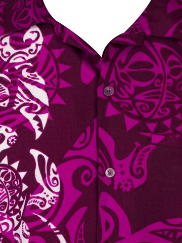 T-Shirt 'Maori Wedding' King Kameha en violet