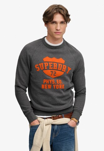 Sweat-shirt 'Athletic' Superdry & Co en gris : devant