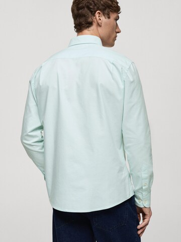 MANGO MAN Regular fit Overhemd in Groen