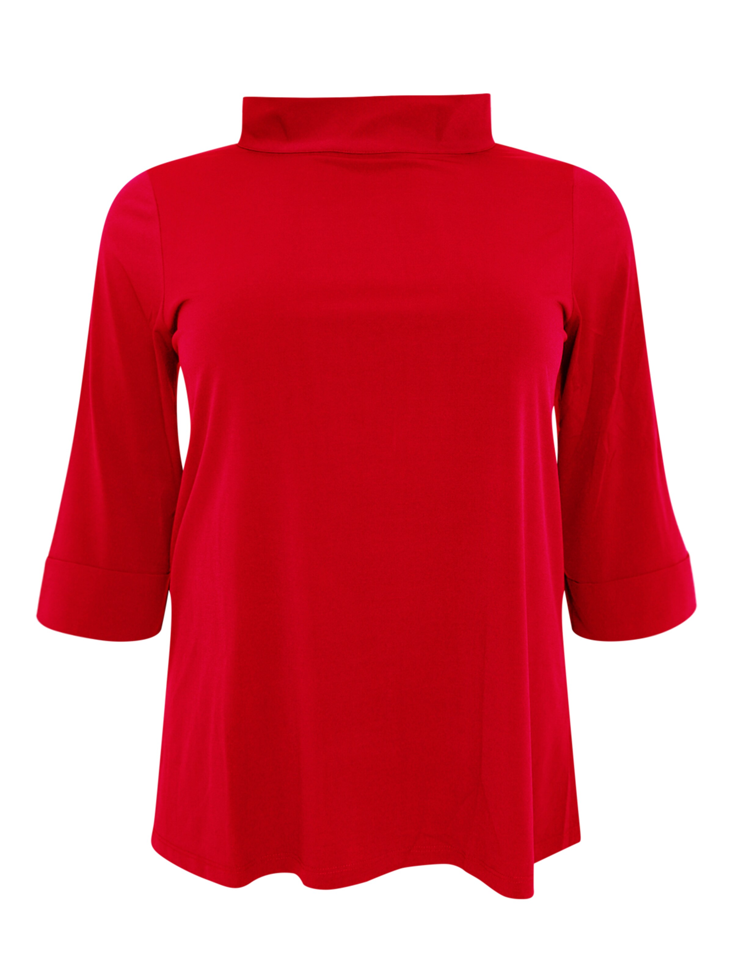 YOEK Shirt 'Dolce' in Rood: voorkant